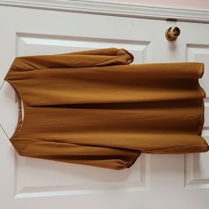 Dress w gold back zipper